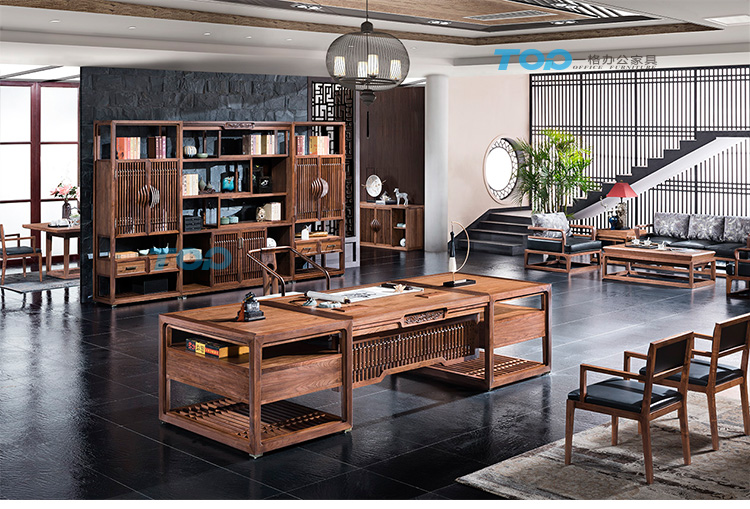 實(shí)木大班臺(tái)